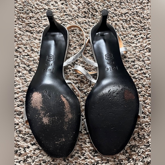 Joie Silver Women's Madi Slingback Mid- Heel Sandals - Picture 6 of 6